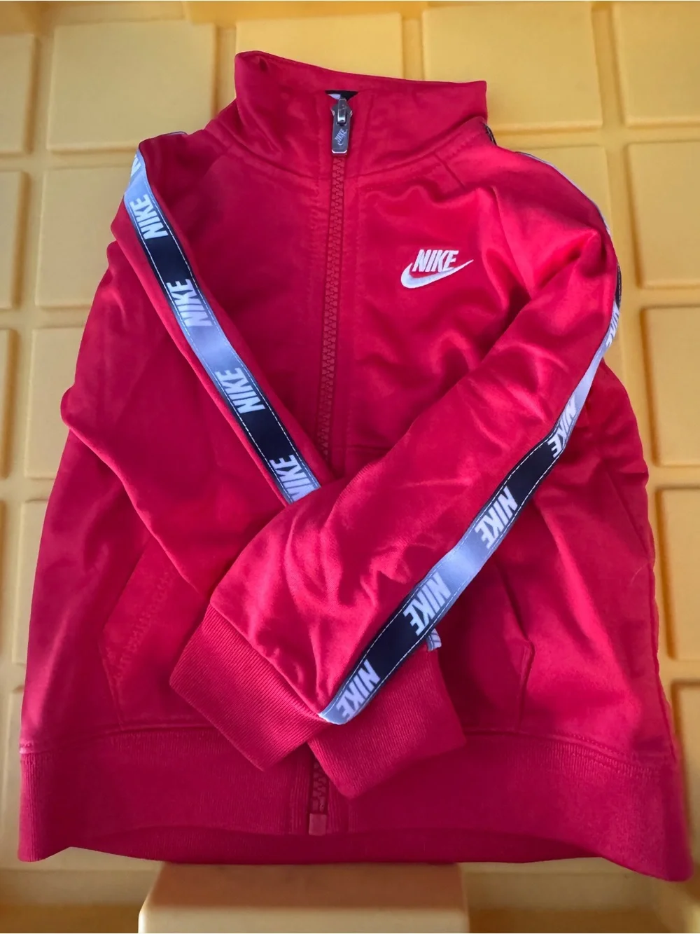 Nike Kids Red Full-Zip Hoodie Jacket